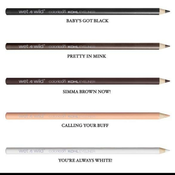 🍒 5/$20 new wet n wild Kohl Brown Eyeliner Makeup Artist Glam Sephora Kylie - Picture 4 of 11